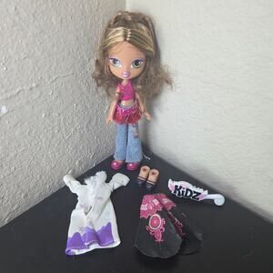 Vintage 2006 Bratz Kidz Yasmin 1st Edition Doll with Clothing, Shoes, Brush